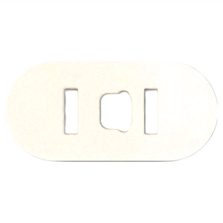 FaSoLa 2孔插座保護蓋 Set, 白色, 3.4x1.7cm, PC/ABS材質, 6入/組, 中國製(日本監製), FA-PS-543, 2組