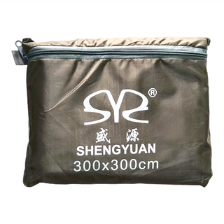 SHENGYUAN 盛源 多功能防潮地布, 300 x 300cm, 黑色