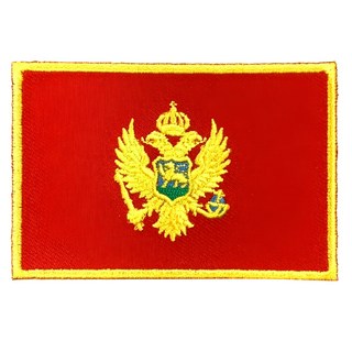 A-ONE 國旗刺繡布貼, DIY國旗刺繡徽章 8x5cm, 背部自黏膠, 台灣製, 彩色, 1個