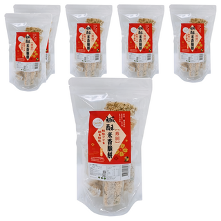 珍田生機 鹹酥米香脆餅, 190g, 6袋