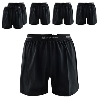 non-no 儂儂 涼感平口褲 男款 6件, 吸汗速乾抗UV, XXL, 黑色