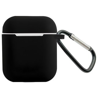 Timo AirPods 純色矽膠保護套, 神祕黑, 1個
