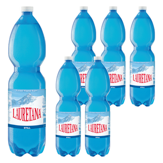 LAURETANA 蘿莉塔娜 天然冰河水, 1.5L, 6瓶