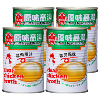 牛頭牌 原味高湯 雞肉風味, 411ml, 4罐