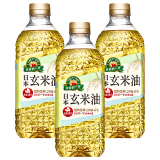 得意的一天 日本玄米油，油質穩定，含植物固醇, 1.58L, 3瓶