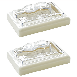 Aguard 防觸電插頭保護蓋 突出型 安全插座保護蓋, 透明, 2個