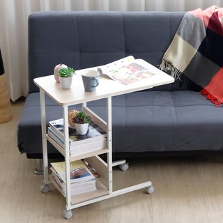 EASYHOME 防潑水耐熱美學邊桌, 原木色