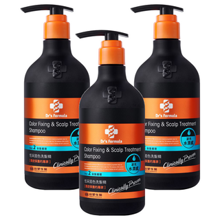 台塑生醫 Dr's Formula 恆采固色洗髮精 波光水潤感, 580g, 3件