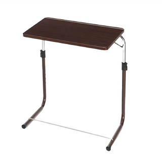 HomeMax 可調式折疊筆電邊桌, 高度7段調整, 桌面角度3段調整, W01-001BR