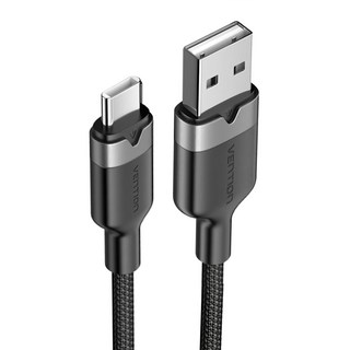 VEnTIOn 威迅 CTN USB-A-USB-C 充電線, 黑色, 2m, 1條