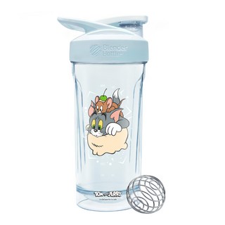 Blender Bottle 湯姆貓與傑利鼠 Strada Tritan 鎖扣式搖搖杯, 蘇打冰淇淋, 828ml, 1個