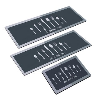 寢室安居 買2送1軟式珪藻土廚房地墊3件組, 開飯時間, 1組