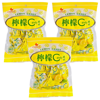 Chiao-E 巧益 檸檬Candy硬糖, 140g, 3袋
