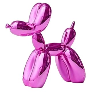 GREEN TREE PRODUCTS INC. 氣球狗造型擺飾 - 迷你 - 粉色 1入, 10 x 4.3 x 10cm