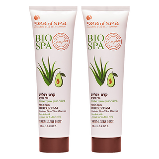 Sea of Spa 酪梨蘆薈抗裂腳霜 100ml，舒緩敏感，滋潤保濕, 2條, 1件