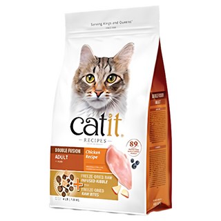 Catit嘿卡堤三鮮凍乾糧-成貓雞肉配方4.5kg，優質蛋白質，多種凍乾食材，雙重融合技術，不含過敏原, 雞肉, 4.5kg, 1入