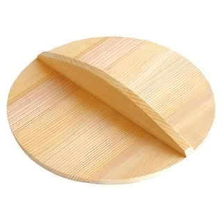 市原木工所 無塗裝原木 落蓋 天然木 18cm, 1個