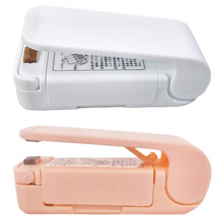 迷你封口機 100 x 40 x 40cm 45g 2個, 白色 + 粉色, 1組