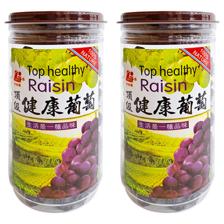李家興 頂級健康葡萄乾 有籽, 300g, 2罐