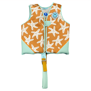 SWIM ESSENTIALS 荷蘭兒童游泳漂浮背心(4-6Y), 4~6歲, 神秘海星, 1件
