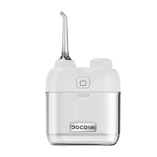 DocoLab 便攜MINI沖牙器 CY001, IPX7防水, 80ml水箱容量, 900mAh電池容量, 白色
