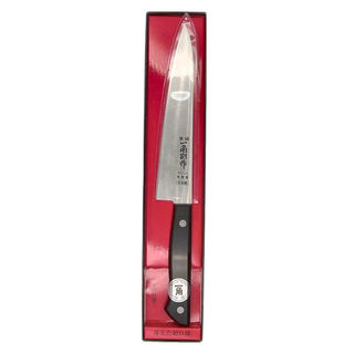 Ikkaku 一角 牛刀 日本製造不鏽鋼, 15cm, 黑色 + 銀色, 1支