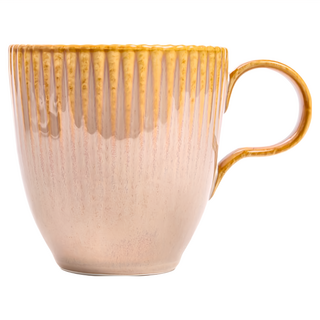 HOLA 和樂家居 強化瓷馬克杯, 璞日稻穗黃, 1個