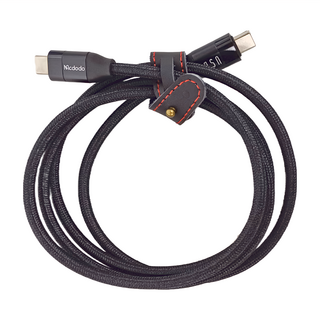 Mcdodo 麥多多 菁英系列 Type C 快充線 100W PD快充 5A大電流 10Gb/s高速傳輸, 黑色, 1條
