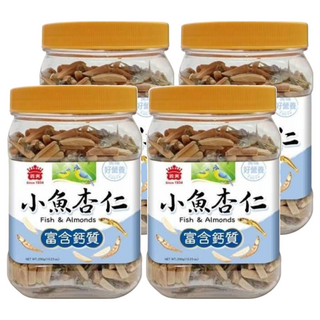 義美 小魚杏仁, 290g, 4罐