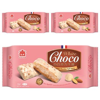 義美 千層派 白巧克力, 98g, 3袋