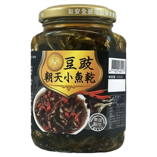 金太子 豆豉朝天小魚乾, 350g, 1罐