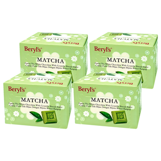 Beryl's 餅乾粒綠茶味白巧克力 60g, 4盒