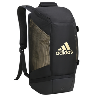 adidas 愛迪達 xs5 金緻後背包, 1入, Black-Metal Gold, 30 x 20 x 50cm