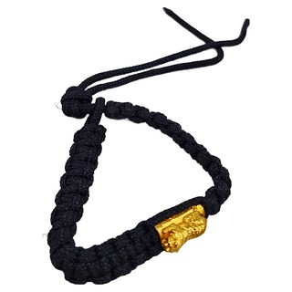 緣睿資訊 手鍊 繩繩黑虎款, 咬錢虎, 手圍18cm