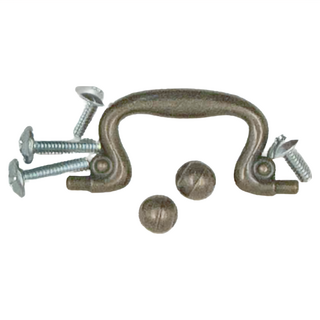 木百貨 拉手（33-29）含螺絲, 1組, 青古銅