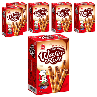 義美 威化捲 巧克力, 72g, 6盒