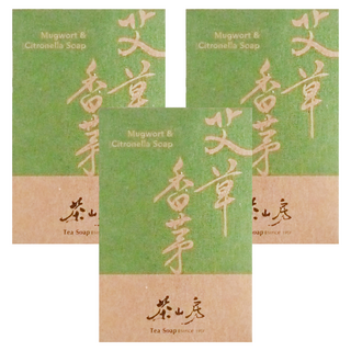 Tea Soap 茶山房 艾草香茅皂, 100g, 3個