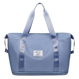 大容量旅行袋, 藍色, 1個