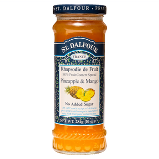 ST.DALFOUR 聖桃園 鳳梨芒果果醬 284g 無添加糖 法國進口 多用途抹醬, 1罐