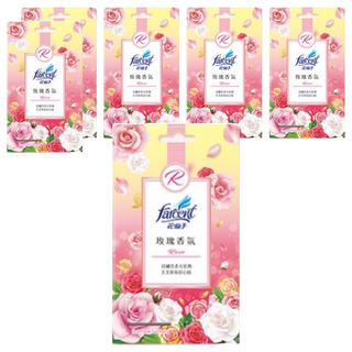 farcent 花仙子 衣物香氛袋 3個, 玫瑰香氛, 30g, 6盒