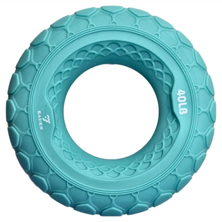 AD-ROCKET 40磅握力訓練器 紋路設計使用時產生按摩效果 耐髒耐磨好清洗, 湖水綠, 1個