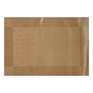 餐具用品隔熱餐墊 10人份 70%PVC+30%滌綸絲 44*30CM, 黃金色, E52, 1組