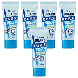 Biore 蜜妮 GUARD 防蚊乳液 沁涼型, 100g, 5條