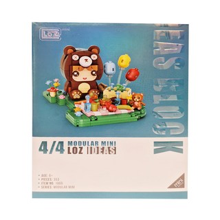LoZ 積木玩具, 1665 熊孩子, 1盒