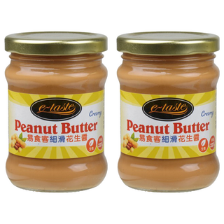 e-taste 易食客 細滑花生醬 227g, 2罐
