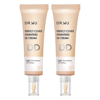 DR.WU 達爾膚 台灣公司貨 超完美保濕DD霜 SPF28 PA++, 明亮色, 40ml, 2條
