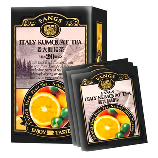 FANGS 方氏 義大利桔茶 100%錫蘭紅茶葉, 2g, 20包, 1盒