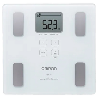 OmROn 歐姆龍 體脂計 HBF-214 白色, 精準測量體重體脂, 1個