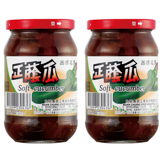 丸莊醬油 正蔭瓜 天然純釀黑豆醬汁製成, 380g, 2罐