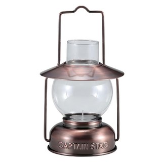 CAPTAIN STAG 鹿牌 復古燭燈 玻璃, 古銅色, 1個